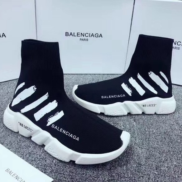 balenciaga speed trainer x off white