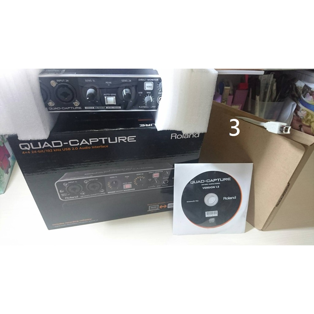 Roland QUAD-CAPTURE UA-55 錄音介面 $5500