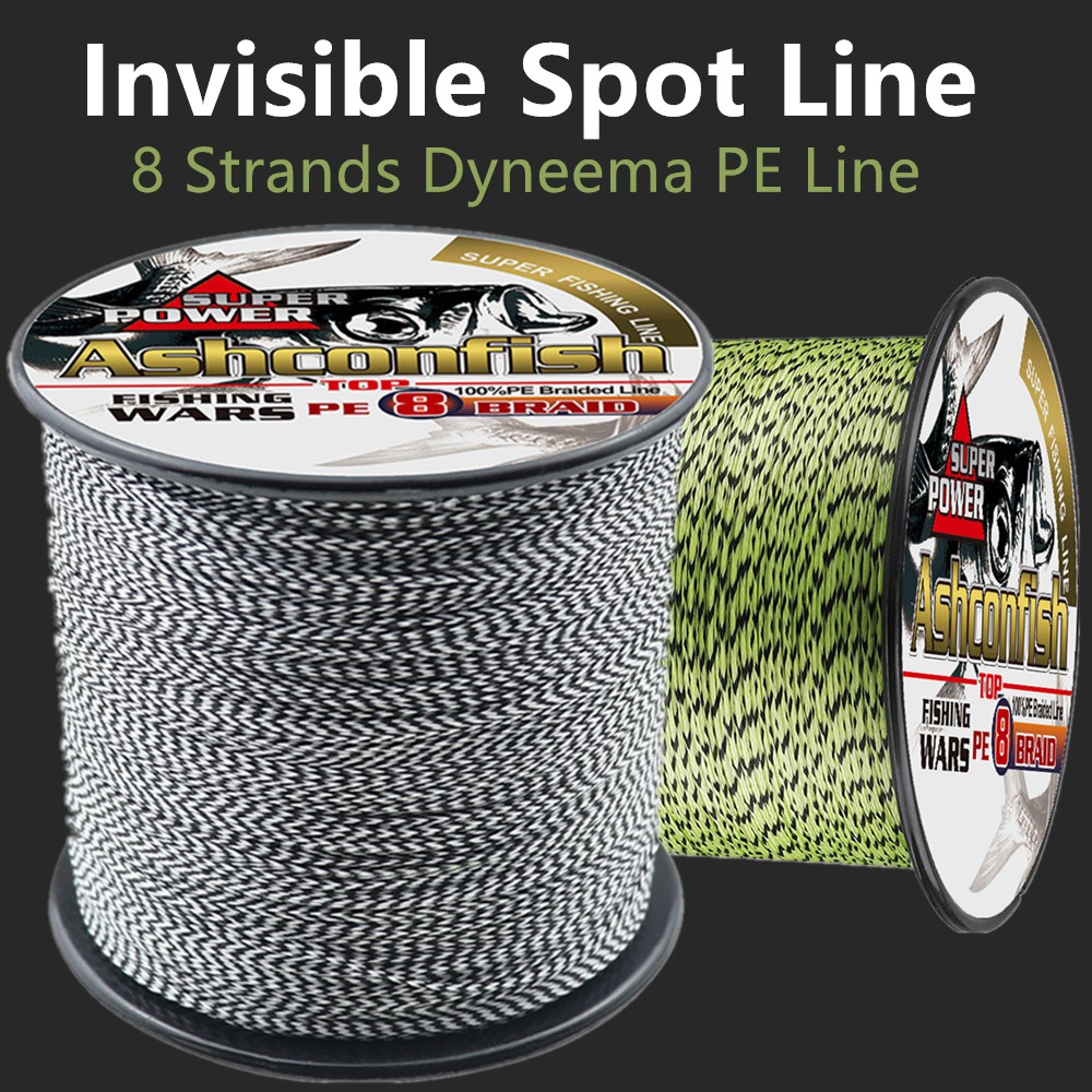 Ashconfish 500M 8股編織釣魚線現貨 Dyneema PE線隱形
