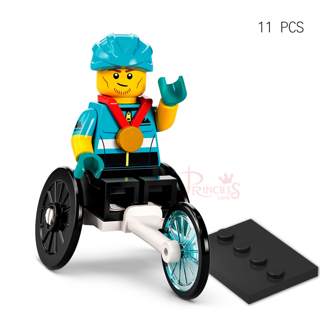 公主樂糕殿 LEGO 樂高 71032 第22代 人偶包 12號 輪椅賽車手 Wheelchair Racer