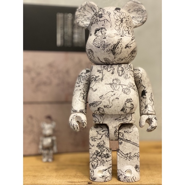 BE@RBRICK 鳥獸人物戲畫 第二集 400%+100%