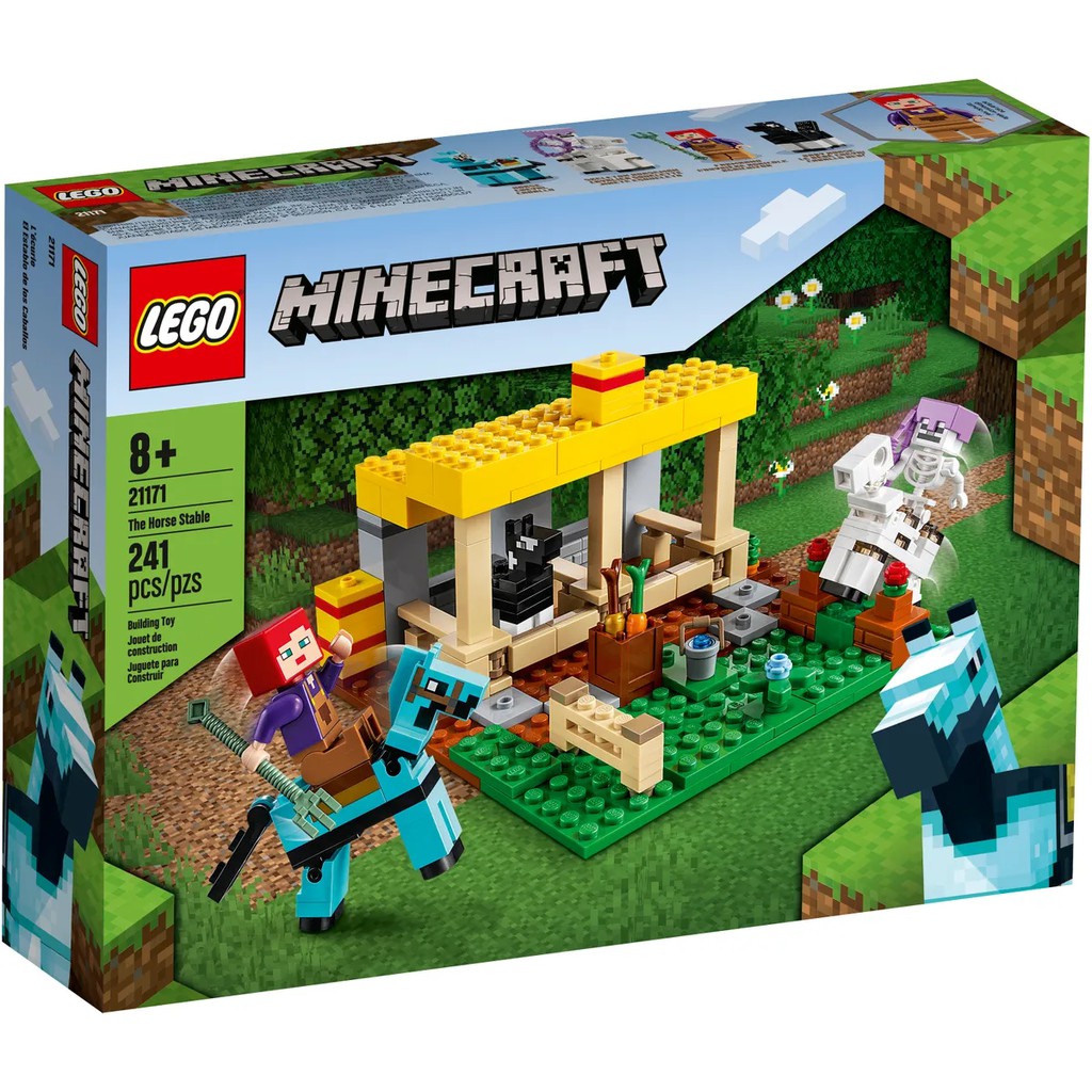 【樂GO】樂高 LEGO 21171 馬廄 麥塊 Minecraft 馬 MC 積木 盒組 禮物 全新正版 全新未拆