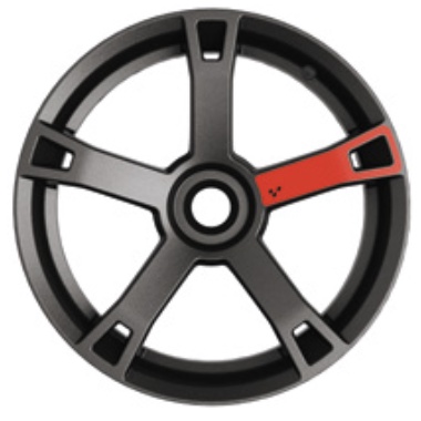《BRP台灣總代理豐太國際》輪框貼紙（紅）  Can-Am Ryker 車系適用