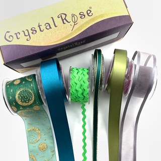 【Crystal Rose緞帶】時光珠寶 緞帶組合/6入 >>送燙金收納禮盒