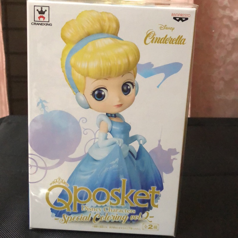 日本正版 灰姑娘 Qposket 特別款 簽名版 全新未拆