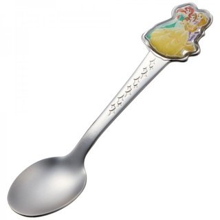 【現貨】小禮堂 迪士尼 公主 兒童造型不鏽鋼湯匙 14cm (銀貝兒款)