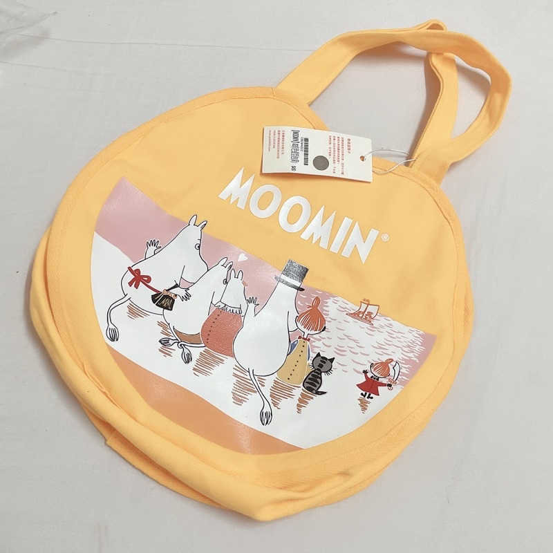 嚕嚕米MOOMIN黃色造型圓手提包@p7