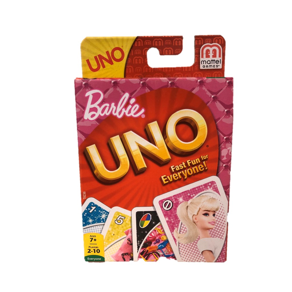 《美泰兒》UNO芭比 UNO Barbie 【桌弄正版桌遊】