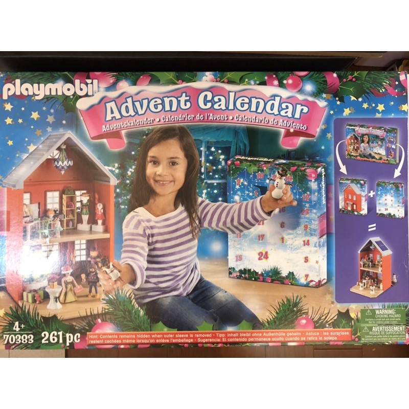 全新含運Playmobil 70383摩比人降臨曆Advent Calendar家族聖誕節FamilyChristmas | 蝦皮購物