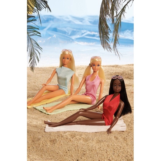 [現貨］2021 馬里布芭比 禮盒 Malibu Barbie Gift Set 全新 收藏 復刻芭比 嘟嘟嘴