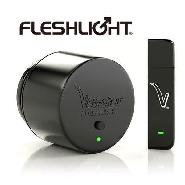 美國Fleshlight-Vstroker 手電筒專用互動遊戲 飛機杯 CR保險套情人