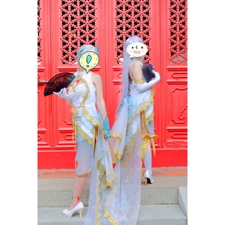 二手】COS＊青鸞言和＊cosplay＊旗袍＊青鸞式VOCALOID言和＊免運