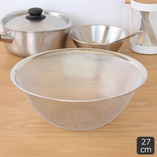 (小品日貨)*現貨在臺*柳宗理 日本代購 不鏽鋼 濾網 濾水盆 篩網 27cm 27公分 日本製