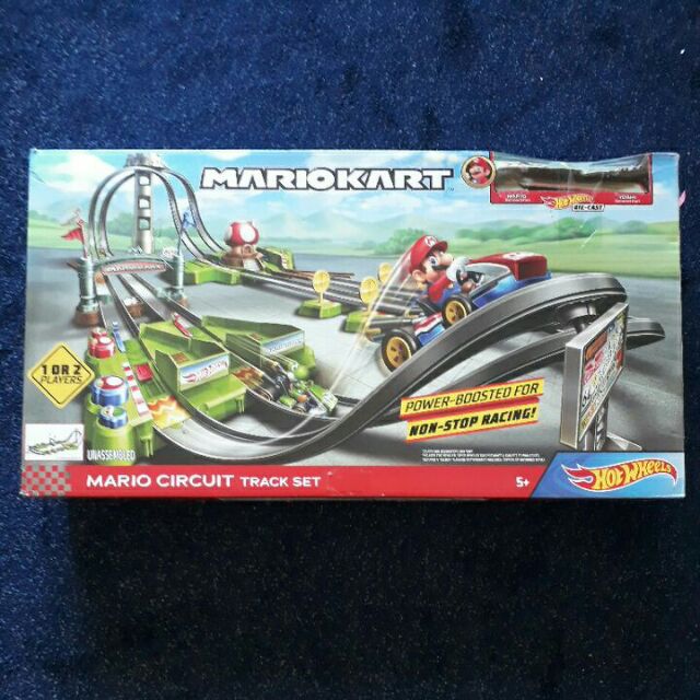 Hot wheels 瑪利歐賽車道 賽車豪華軌道組