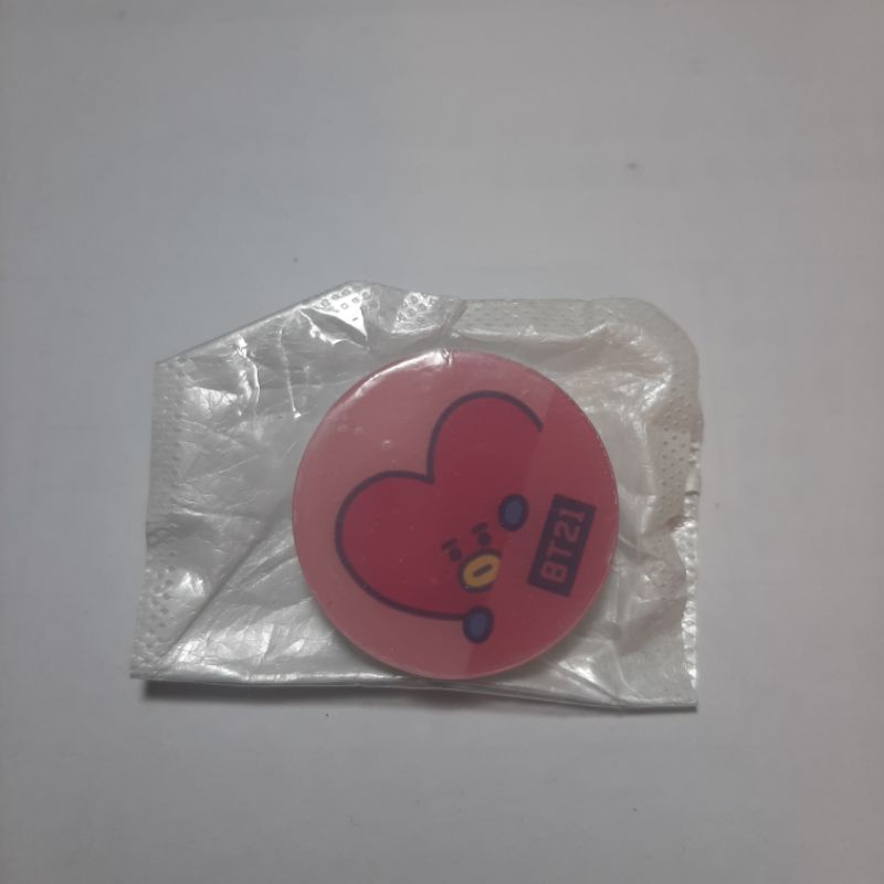 BT21 BTS Jhope V Mang TATA 別針 胸針 氣囊支架