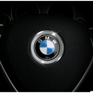 BMW 寶馬 方向盤標 F10 F20 F30 F15 F25 GT x1 x3 x5 x6 裝飾圈 內飾改裝貼 水鑽
