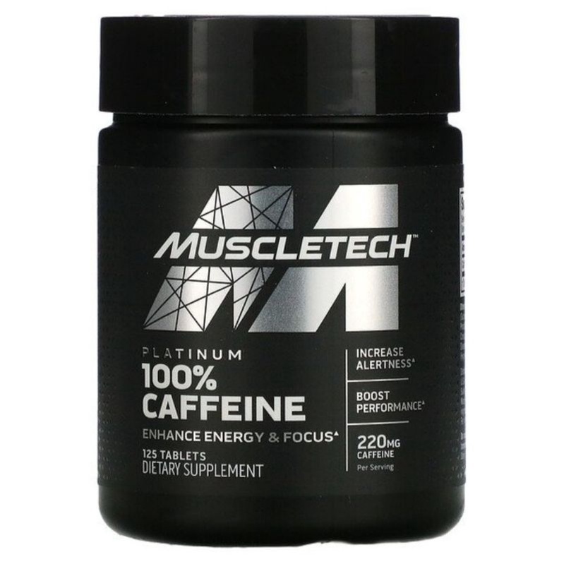 【MuscleTech】100%咖啡因錠/Caffeine/220mg/125錠