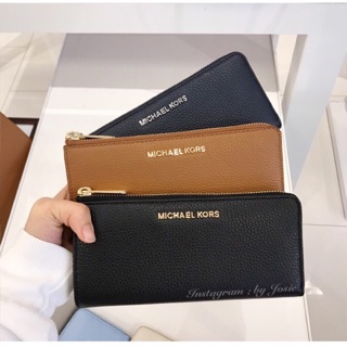 美國正品🇺🇸 Michael Kors MK 專櫃字樣 荔枝皮革 L型長夾