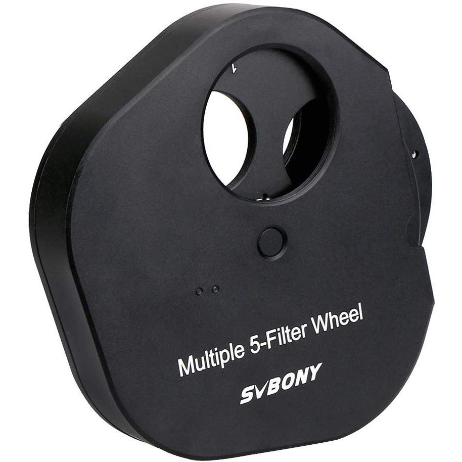 SVBONY SV133 天文望遠鏡濾鏡輪 可裝5片濾鏡 帶目鏡適配器 T2 相機適配器和鎖環 1.25/2英寸