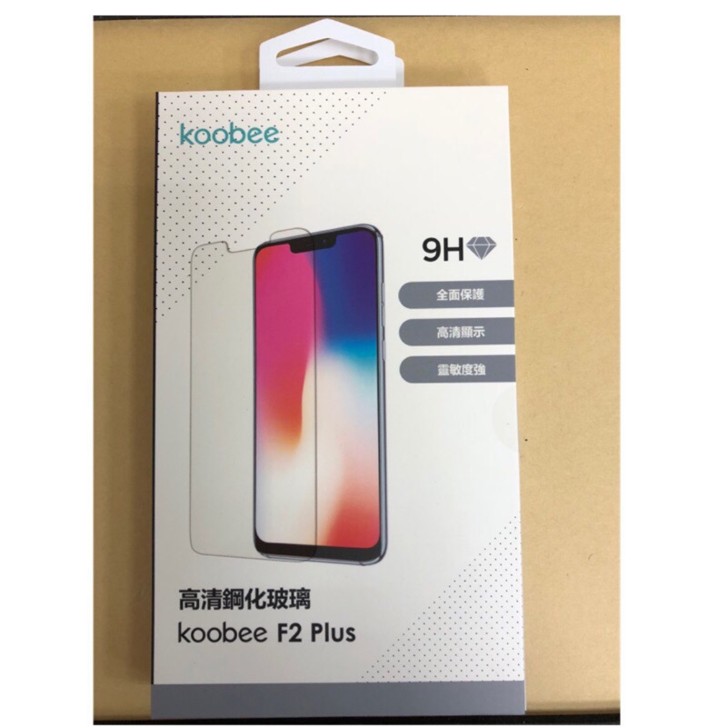 Koobee F2+ 原廠玻璃保貼（非🈵️版）