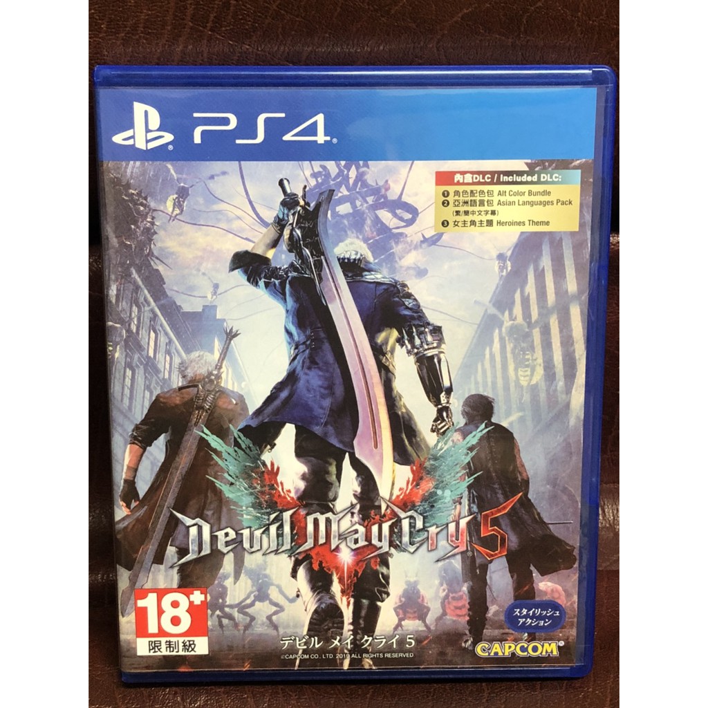 Devil May Cry 5 ENGLISH 惡魔獵人5 英日文版 PS4 遊戲 二手