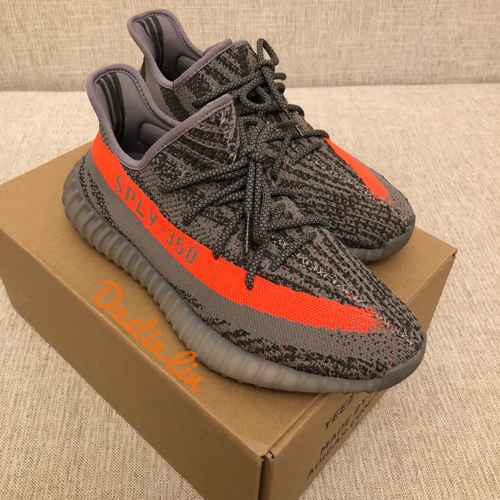 yeezy 350 V2 Beluga 1.p0 初代 灰橘 BB1826 US10