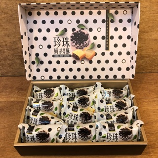 皇族 現貨專區 機場限定款 珍珠奶茶鳳梨酥 濃鬱珍奶茶香味 12入 360公克 士林阿媽蜜餞』各式臺灣伴手禮