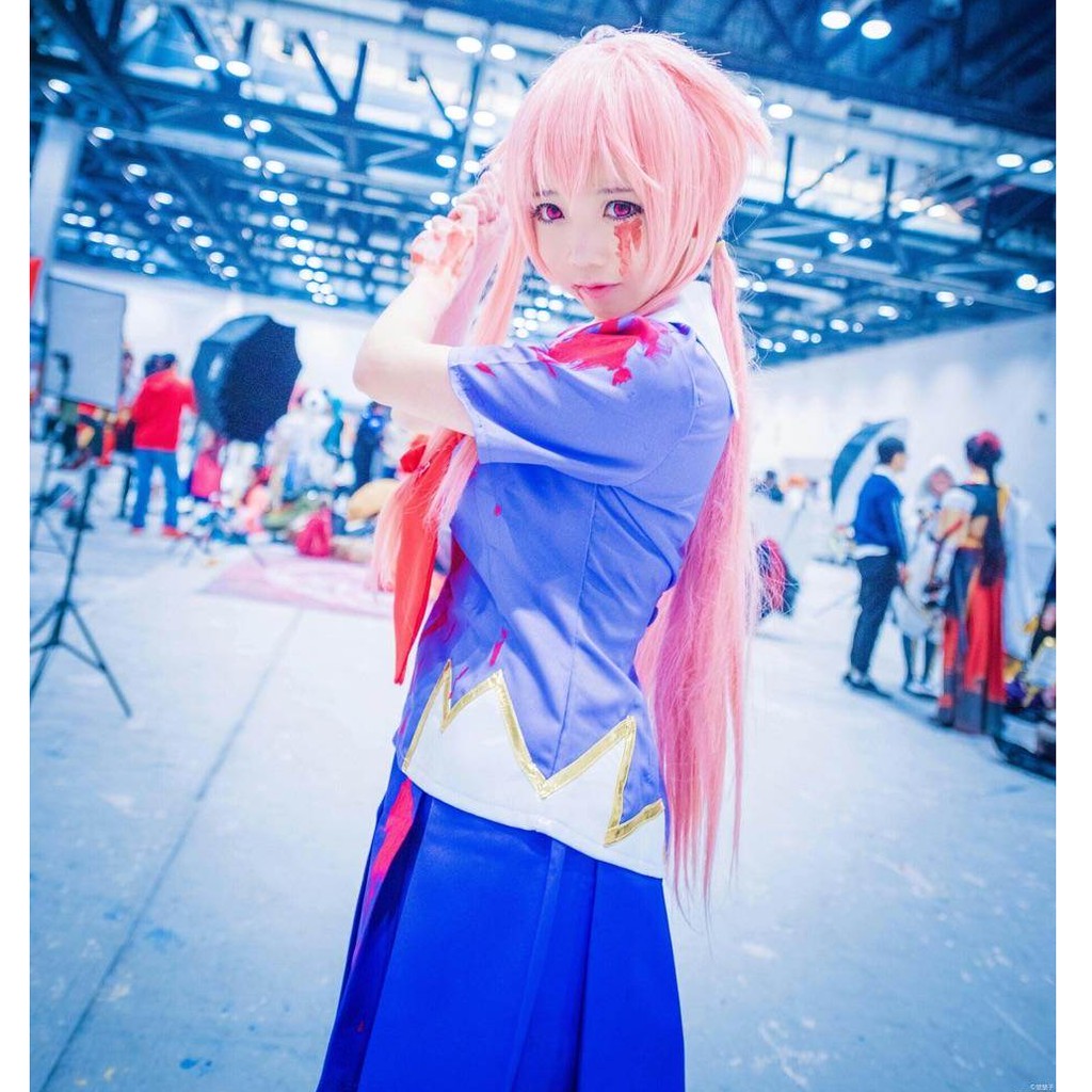 動漫cos 未來日記我妻由乃cosplay服裝女裝現貨漫展演出服動漫周邊寫真套裝 蝦皮購物