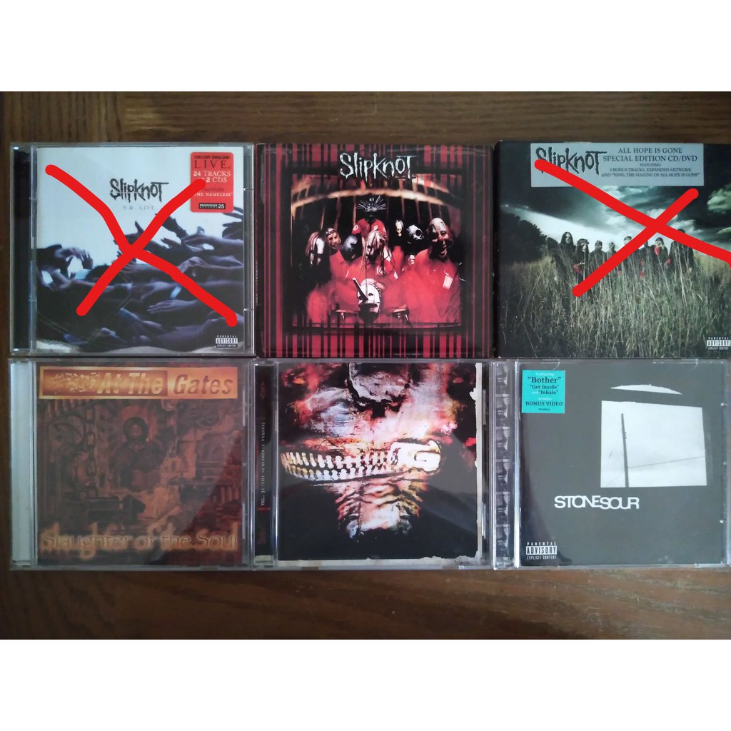 二手CD─Slipknot、At The Gates、STONESOUR