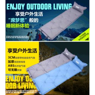 🦊沙漠之狐自動充氣墊 戶外野營防潮墊 加寬加厚午睡氣墊 九點防爆