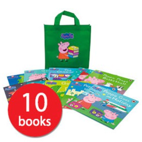 【書酷英文書】New Peppa Pig Collection-10 Books(綠袋)(PGBG)