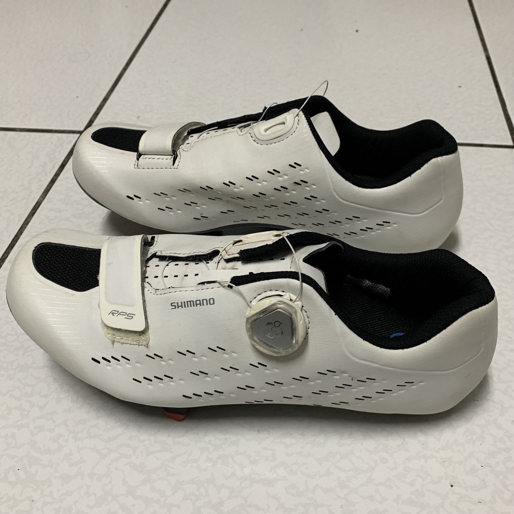【二手物】（買一送一）ZERO BIKE 日本 SHIMANO SH-RP5  旋鈕式 42號 鞋帶為旋鈕型皮革鞋面碳纖