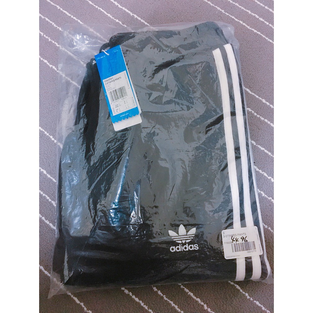 最後一件！S號 Adidas Originals CW2981 運動長褲 縮口褲 三線褲 縮口 黑 棉褲 運動褲