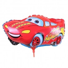 汽車總動員卡通麥昆鋁膜氣球兒童生日玩具氣球　