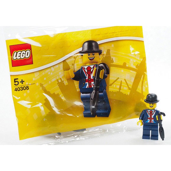 【樂GO】 LEGO 樂高 40308 萊斯特 Leicester 英國倫敦 限定 樂高人偶 限定版 現貨 原廠正版
