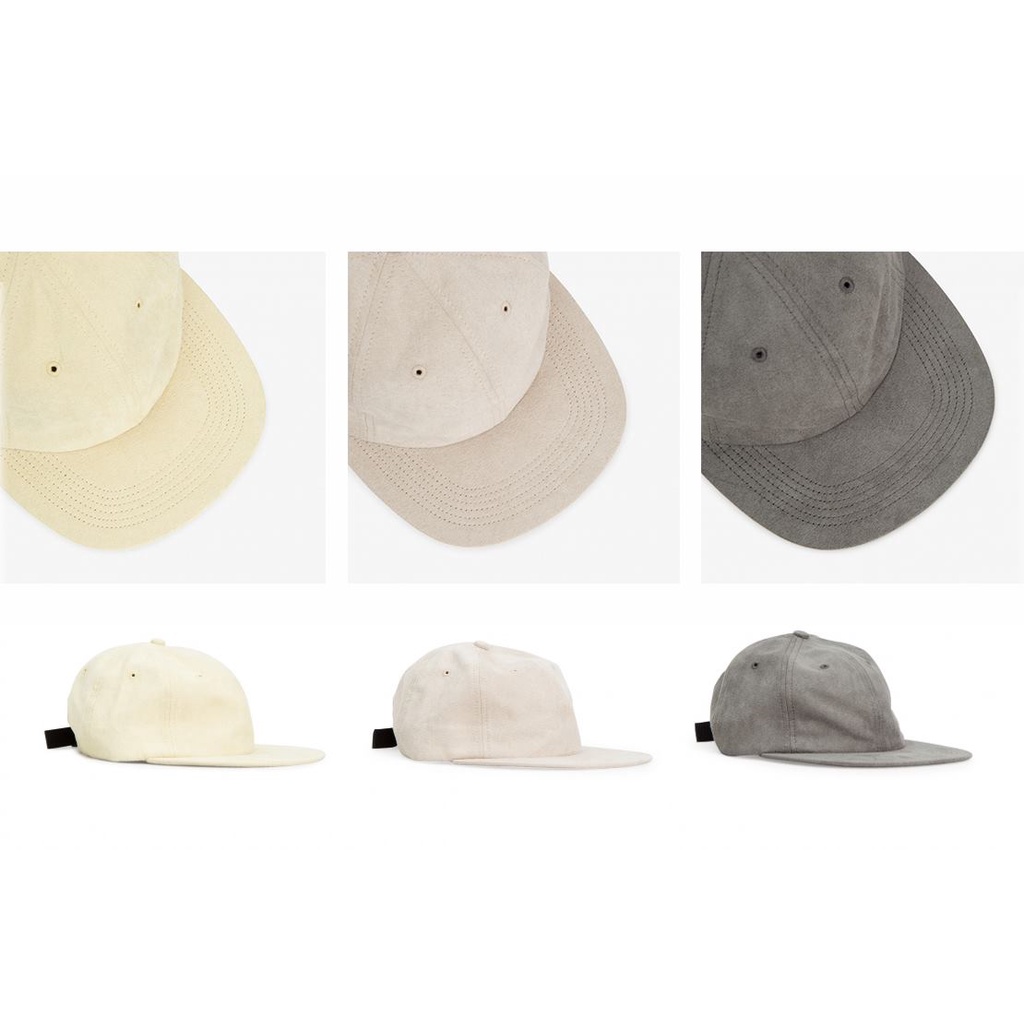 LESSTAIWAN ▼ NORSE PROJECTS - LIGHT FAUX SUEDE FLAT CAP 帽子