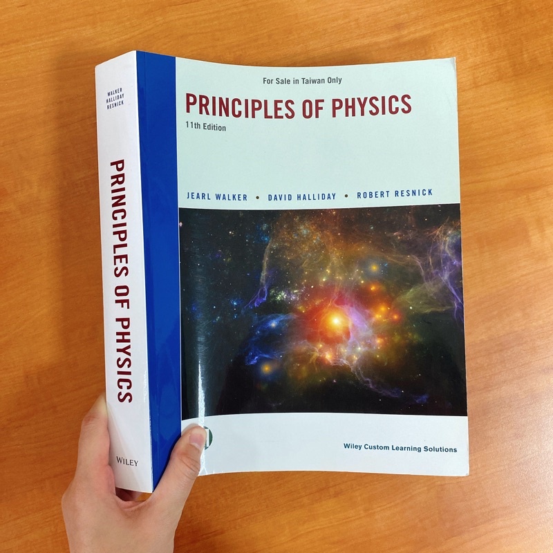 近全新｜Principles of Physics,11/e (Taiwan Custom Version)