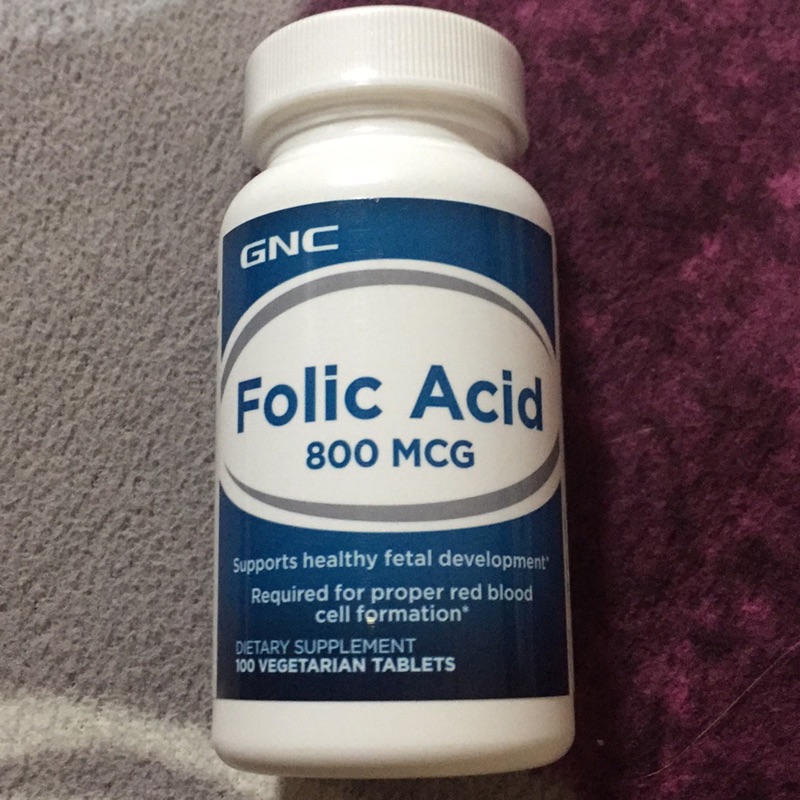 GNC 健安喜 Foilc Acid 葉酸800食品錠