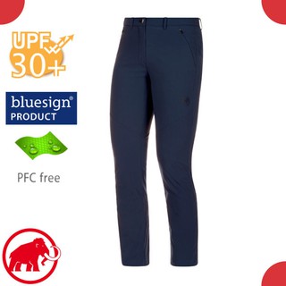 MAMMUT 長毛象 女 Hiking pants 長褲《藏青》/1022-00430/休閒運動褲/彈性/悠遊山水