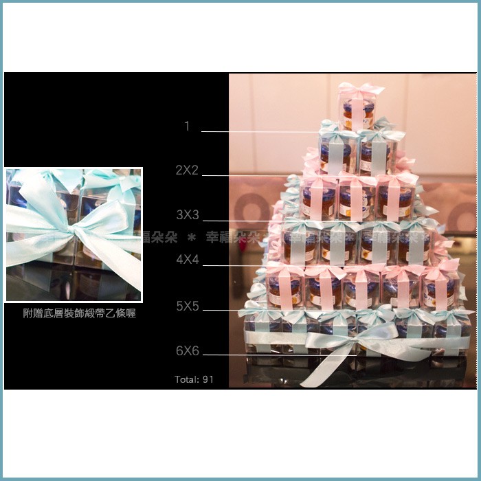 現貨➕免運💎甜蜜蜜「透明盒裝」瑞士進口hero蜂蜜小禮盒 x 91盒 (T色+粉色緞帶)-幸福朵朵婚禮小物