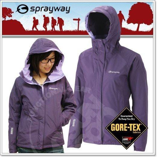 【英國 Sprayway】零碼5折》GORE-TEX 女款輕量保暖連帽防風防水外套(填充科技羽絨 2332