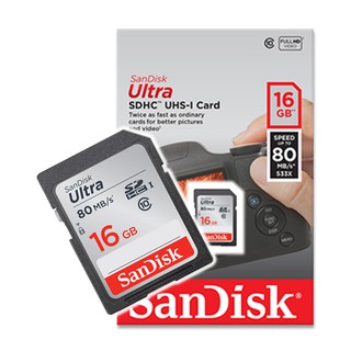 SANDISK Ultra SD SDHC SDXC C10 16G 32G 64G 記憶卡 相機適用 大卡 公司貨