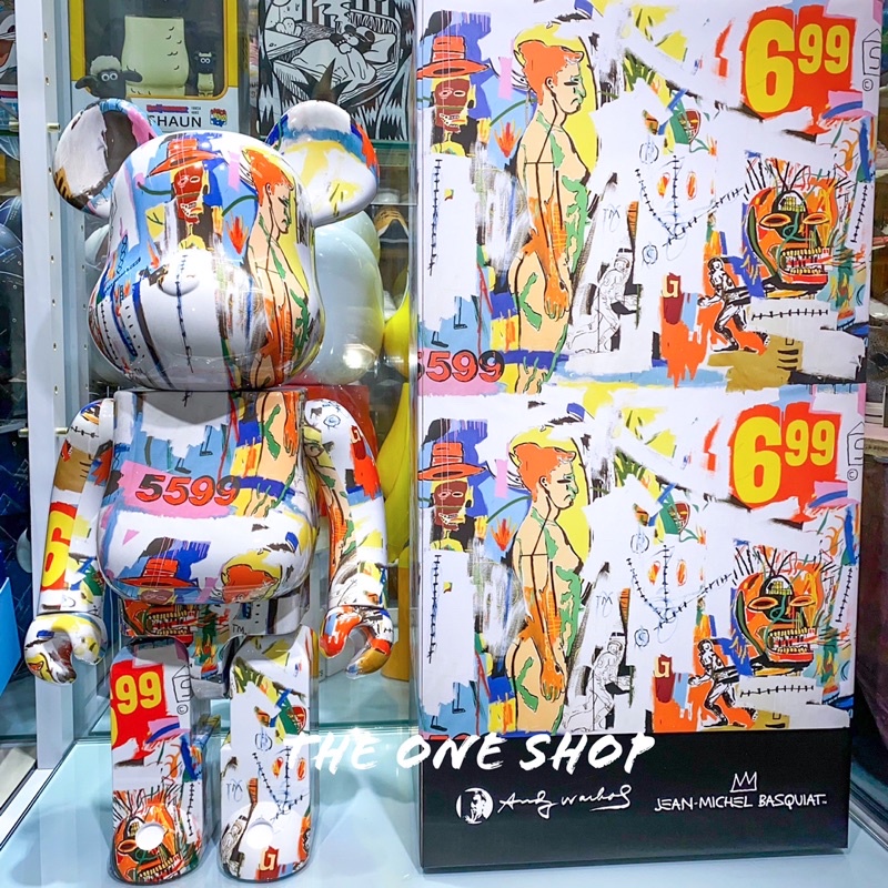 BE@RBRICK ANDY WARHOL BASQUIAT 4 安迪沃荷 巴斯奇亞 巴安 庫柏力克熊 1000%