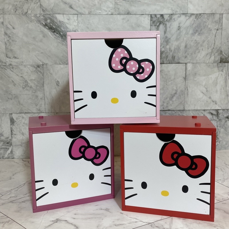 [二手] Hello Kitty積木抽屜式收納盒
