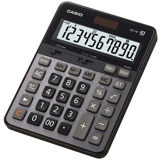 【CASIO】DS-1B 10位數 大型顯示幕 商用專業型 計算機-鐵灰正版宏崑公司貨