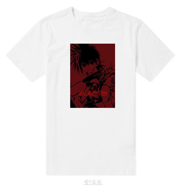 經典復古動漫漫畫烈火之炎花菱烈火動漫周邊短袖t恤 愛t族 蝦皮購物