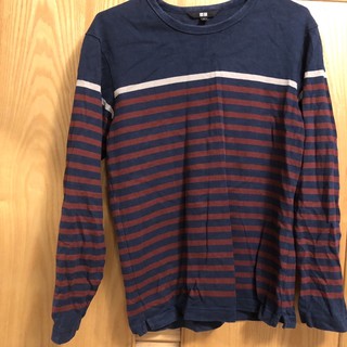 UNIQLO 長T 男版S號 條紋（二手）