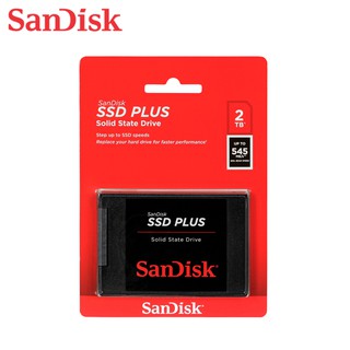 SanDisk 2TB SSD PLUS 2.5吋 SATA3 固態硬碟 薄型設計
