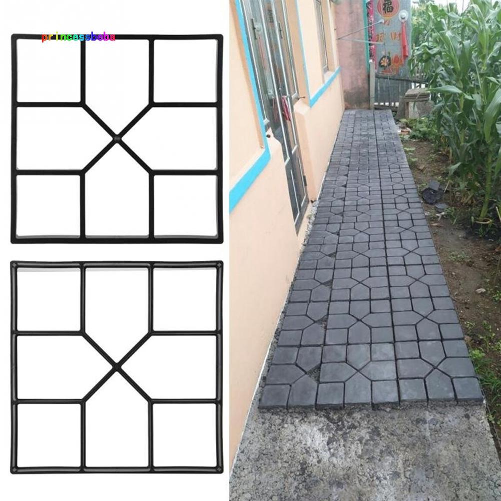 Bebagarden路徑製造商模具diy鋪裝水泥磚石路混凝土模具 蝦皮購物