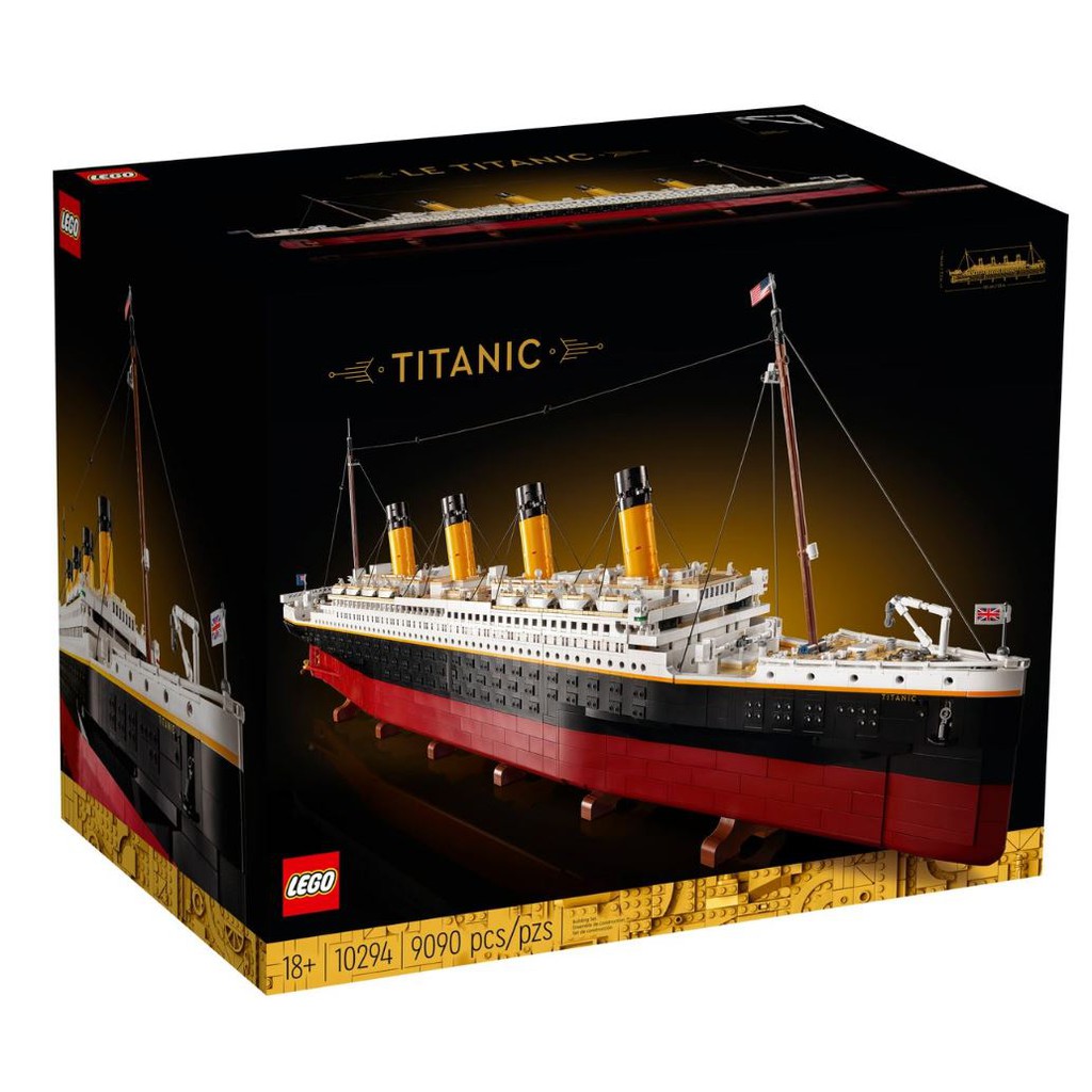 【台南樂高 益童趣】&lt;現貨&gt; LEGO 10294 鐵達尼號 Titanic 樂高 創意系列 蒐藏